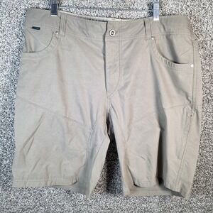 Kuhl Shorts Mens 40 Khaki Kruiser Outdoor Hike Camp 19s 5230 Casual Gorpcore